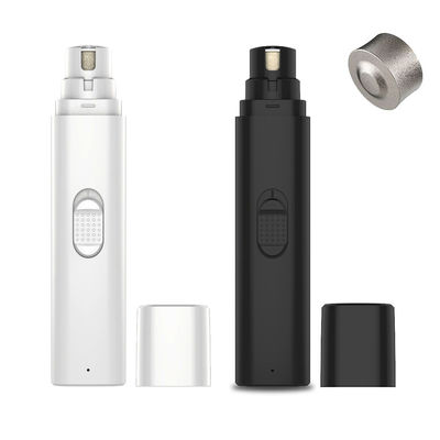 محطم أظافر القطط الآلي القابل لإعادة الشحن حلاقة أظافر الكلاب الصغيرة البيضاء