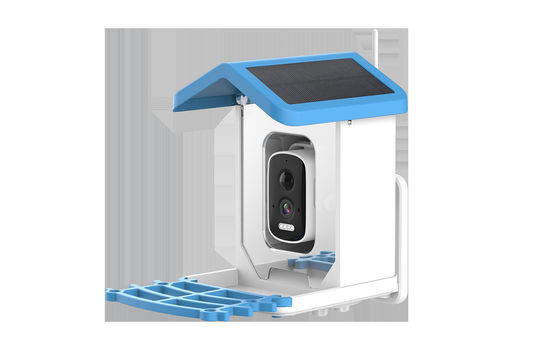 طعام الطيور الذكي بالطاقة الشمسية مع كاميرا طعام الطيور الذكية في الهواء الطلق